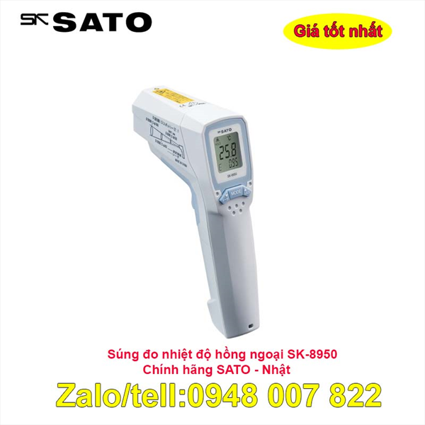 Nhiệt Kế Hồng Ngoại Sato SK-8950